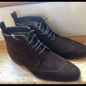 Boss men’s suede casual/dress ankle boot